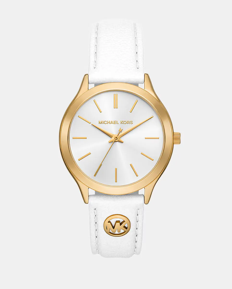 

MK7466 Женские часы из золотой стали Michael Kors, белый