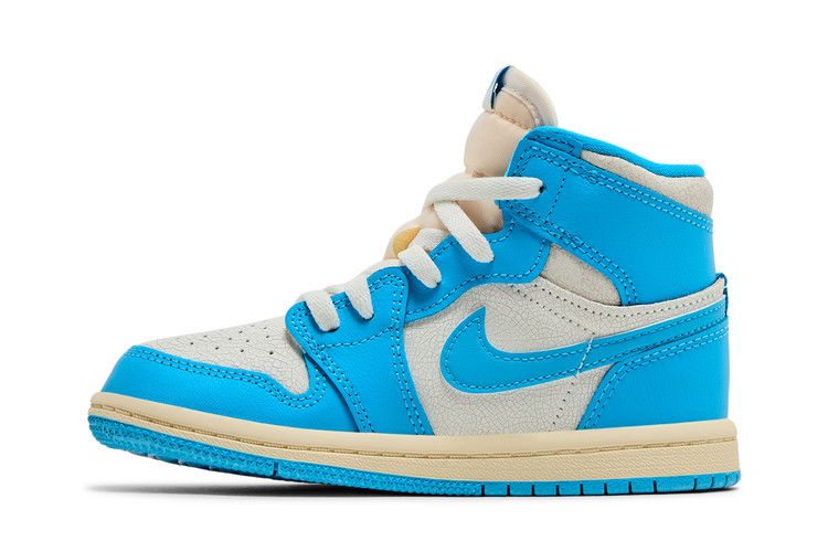 Кроссовки Air Jordan Air Jordan 1 Retro High OG TD 'UNC Reimagined', синий — фото 4