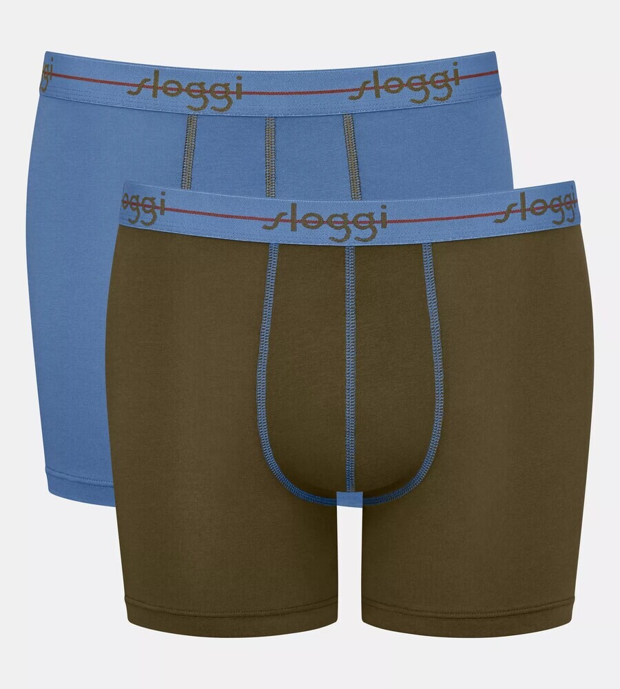

Боксеры SLOGGI Boxer shorts, синий/зеленый
