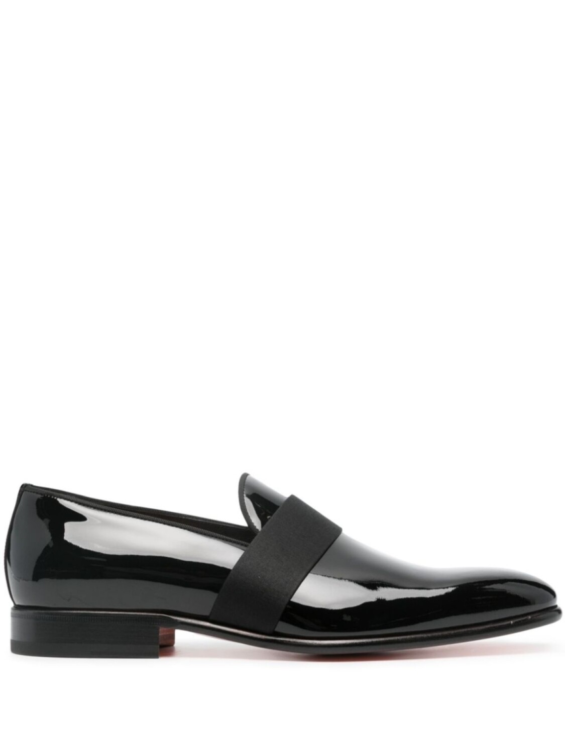 

Santoni лакированные лоферы, черный