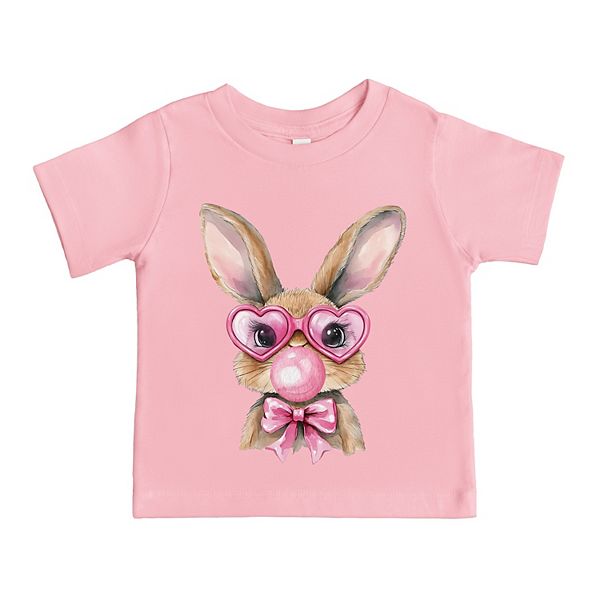 

Футболка с принтом Bunny sunglasses bubblegum The Juniper Shop, Pink