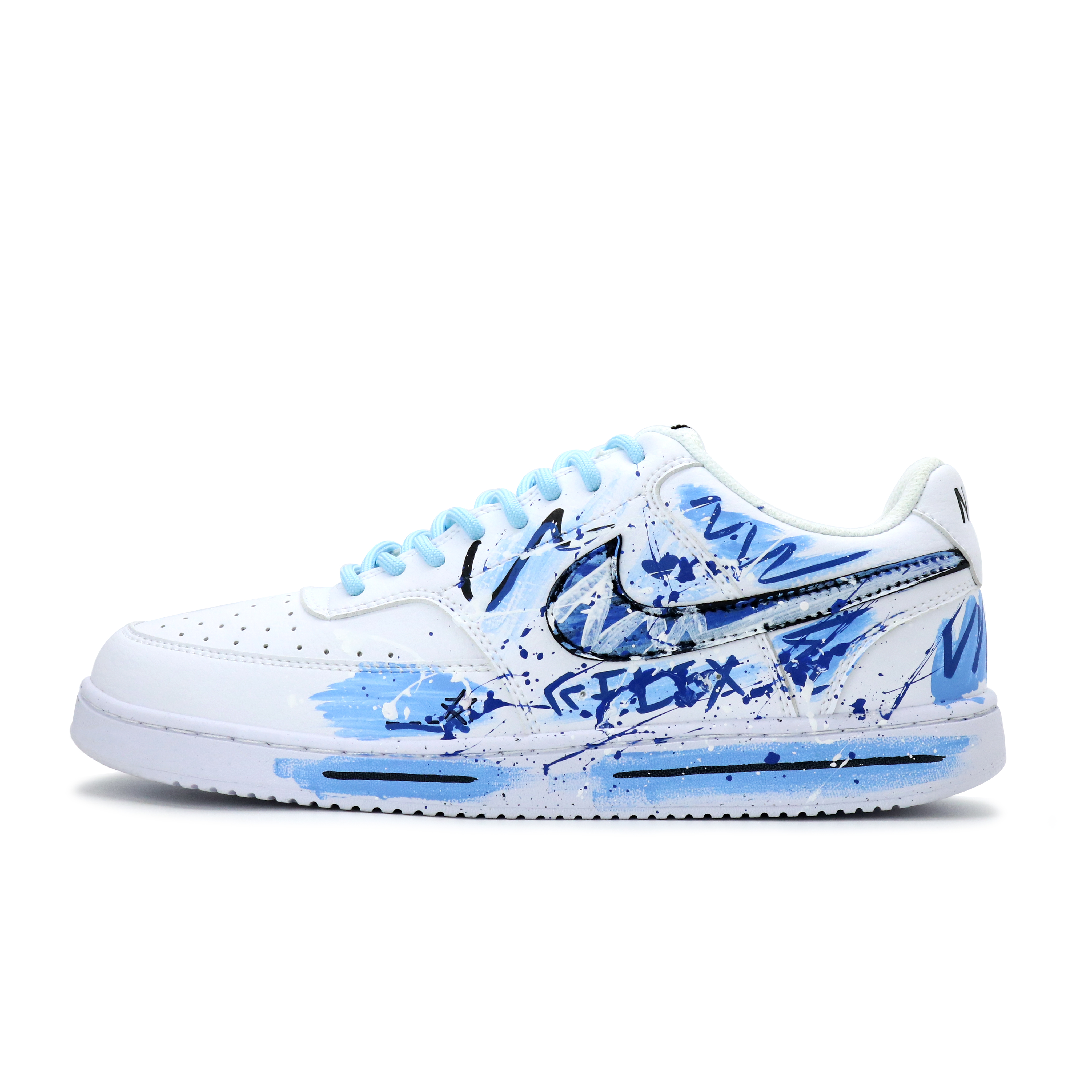 

Nike Кроссовки Court Vision 1 Free Country с низким верхом для скейтборда, устойчивые к истиранию, с поддержкой баланса, синие, мужские