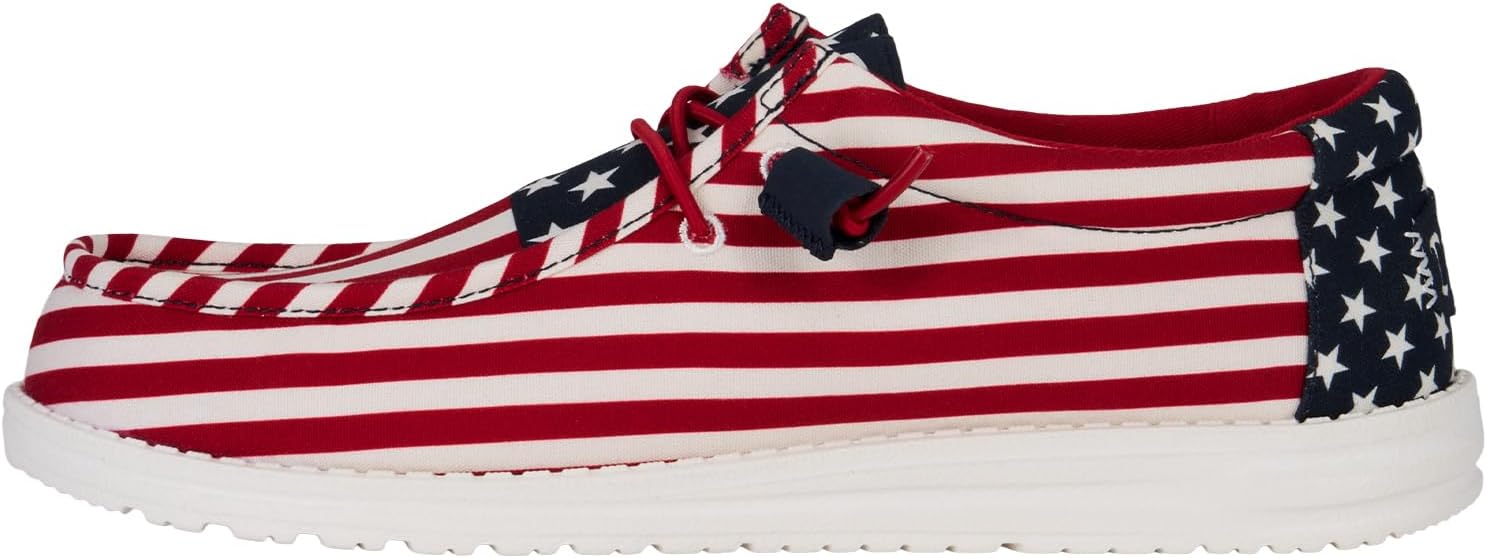 

Лоферы без шнурков HEYDUDE Wally Patriotic, American Flag