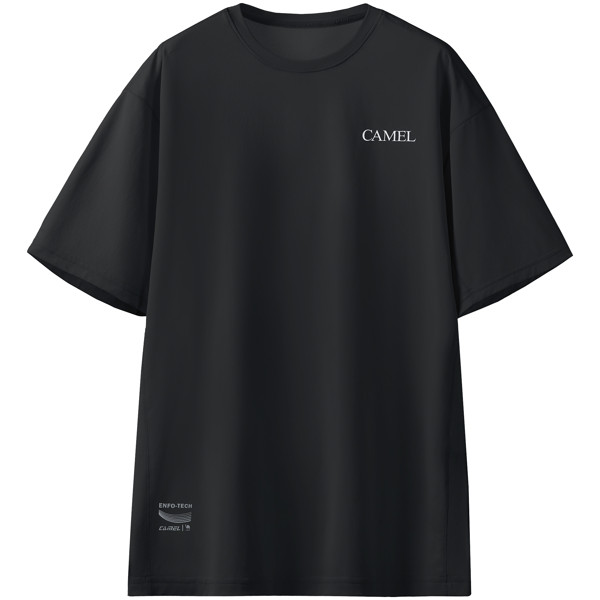 

Футболка мужская с круглым вырезом Quick Dry CAMEL, phantom черный