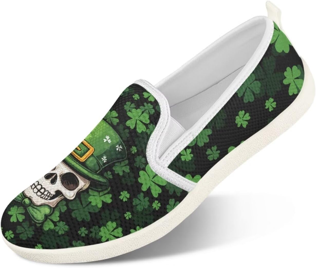 

Кроссовки для ходьбы Twousenru, Shamrocks Gothic Skulls