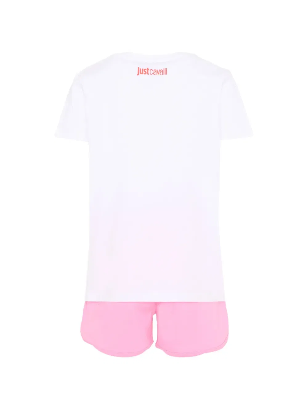 Хлопковый спортивный костюм Just Cavalli Kids, белый — фото 2