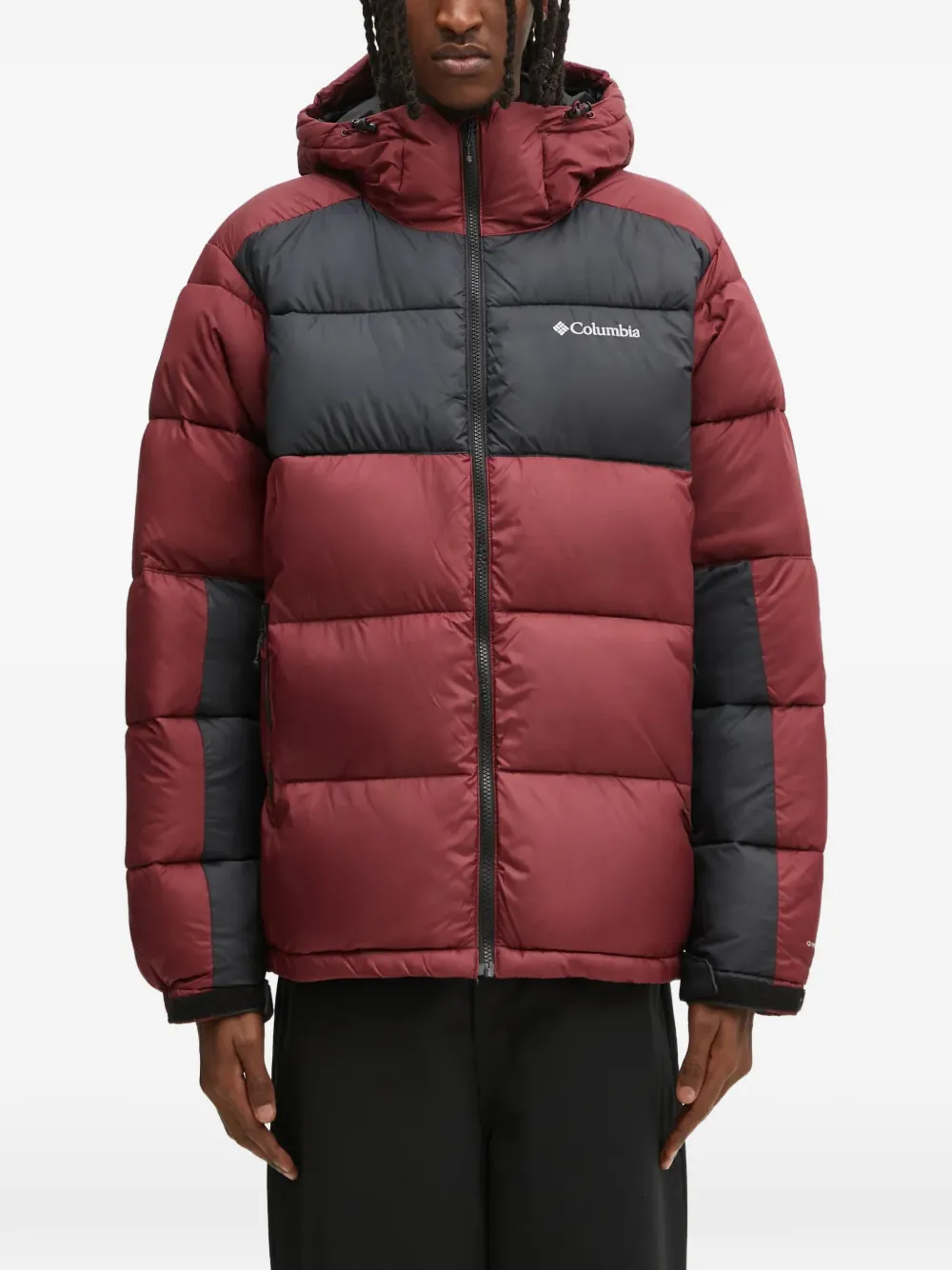 

Куртка с капюшоном в стиле колор-блок Pike Lake Columbia, красный