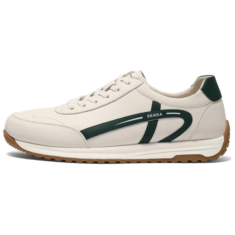 

Низкие повседневные туфли мужские Senda, White Green