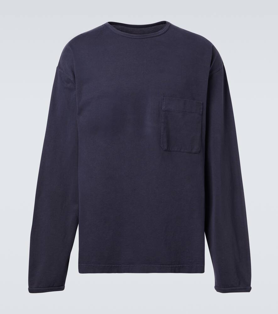 

Хлопковая футболка из джерси Lemaire, Stone Blue