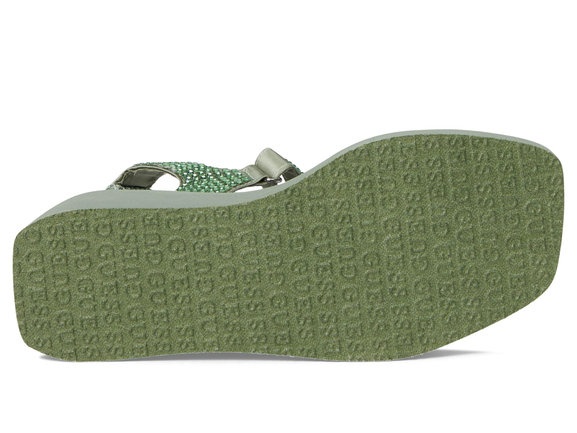 Сандалии GUESS Dawsin, цвет Light Green — фото 3