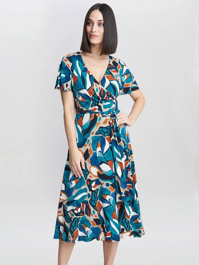 

Платье элоизы Gina Bacconi, цвет Turquoise/Beige
