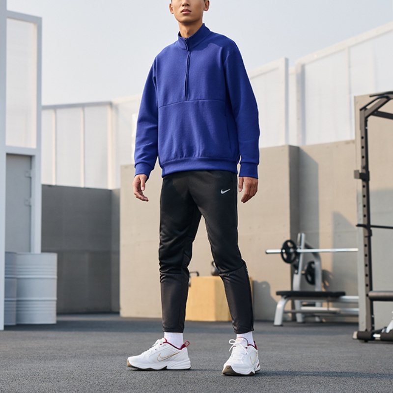 Nike Толстовка dri-fit impossiblysoft мужская dark royal blue/space blue — фото 4