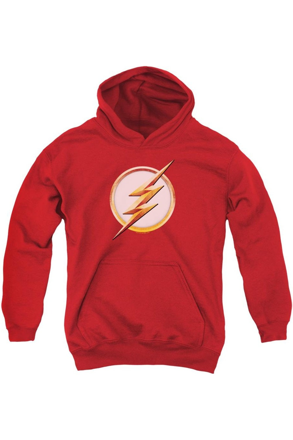 

Флисовая толстовка с капюшоном Flash Season 4 Logo Youth Gildan, красный