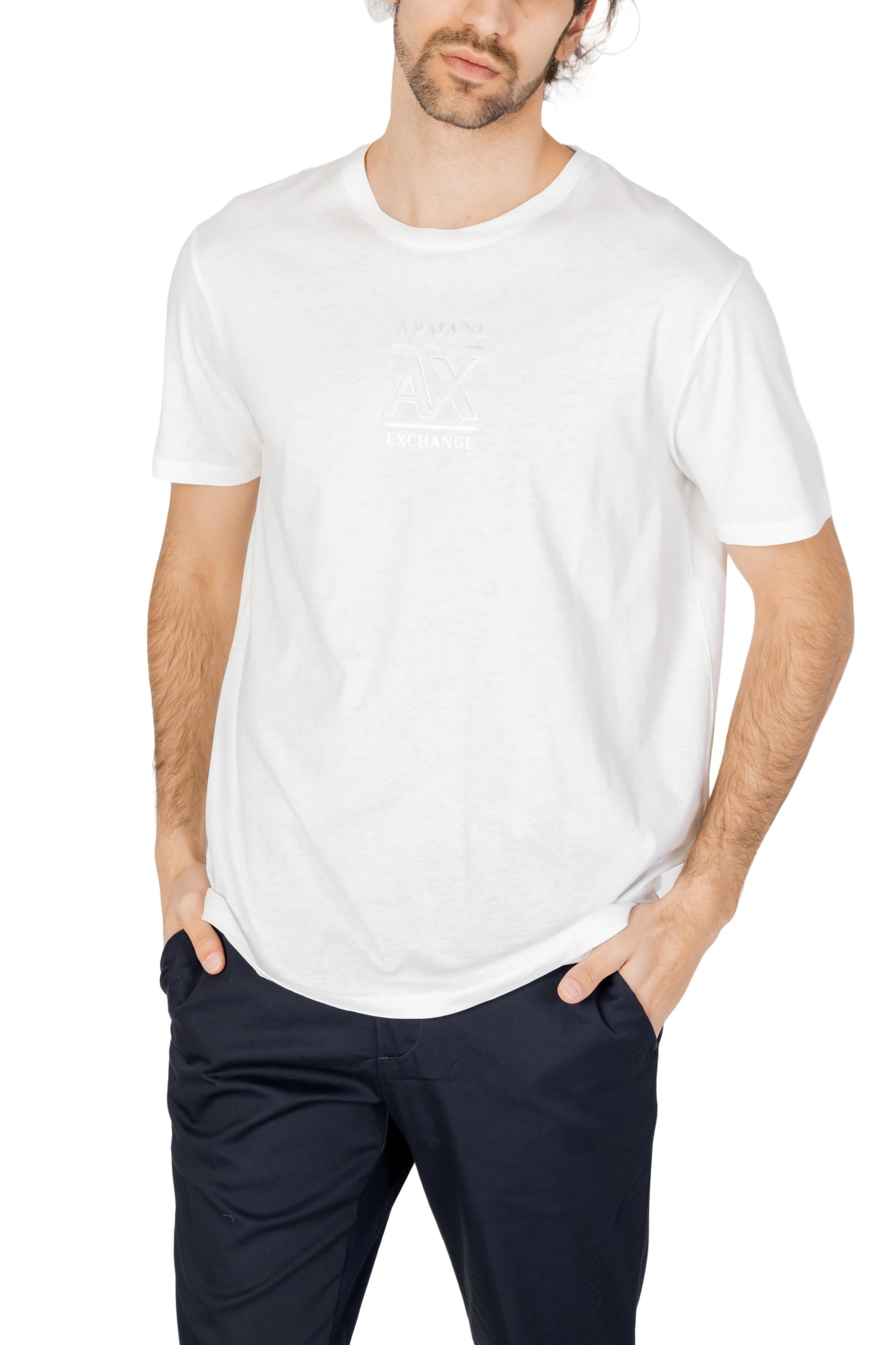 

Футболка мужская Armani Exchange однотонная, белый
