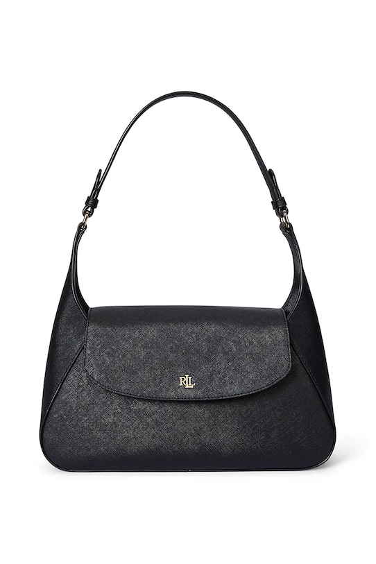 

Кожаная сумка Lauren Ralph Lauren, черный