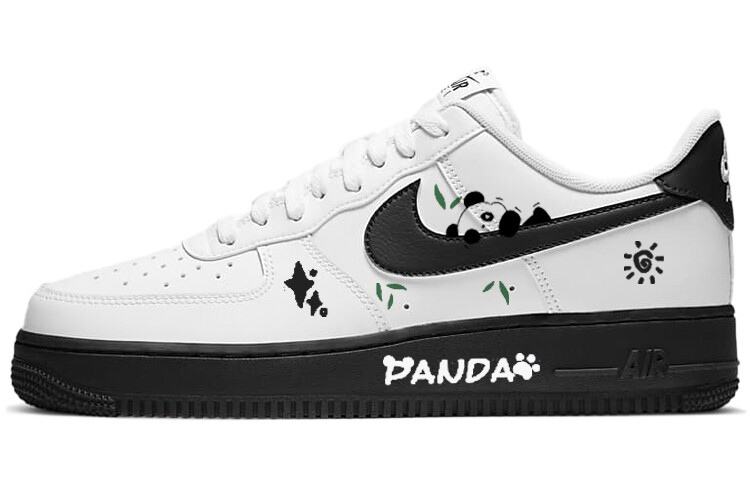

Кроссовки Nike Air Force 1 Skateboard Shoes Men Low-Top Black White, Черный, Кроссовки Nike Air Force 1 Skateboard Shoes Men Low-Top Black White
