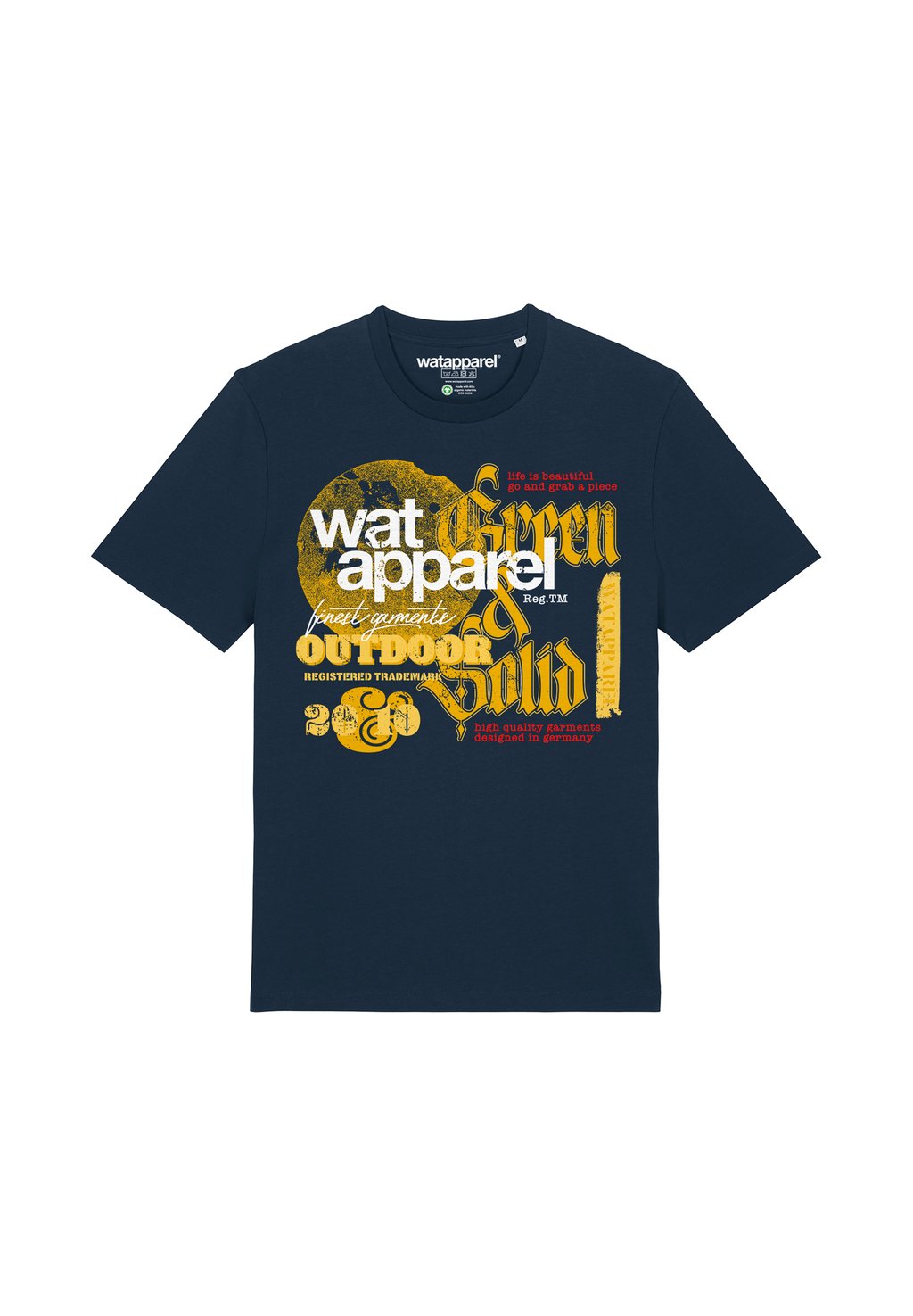 

Футболка с принтом LIMITED EDITION LOGO watapparel, темно-синий
