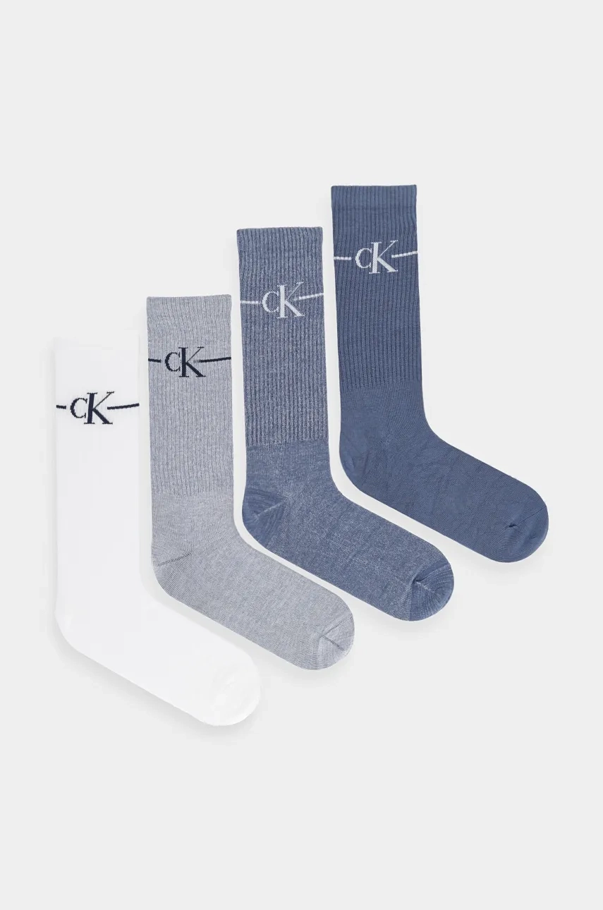 

4 упаковки носков Calvin Klein Jeans, синий