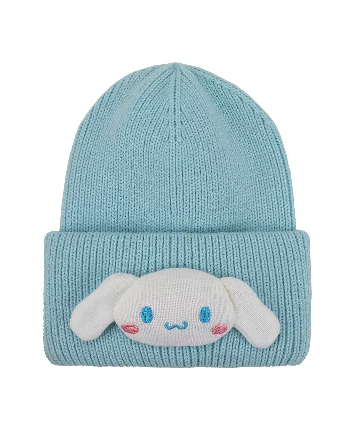 

3D плюшевая шапка с персонажем Blue Tall Cuff Beanie Cinnamoroll, синий