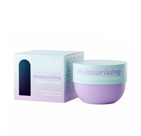 

Увлажняющий крем с экстрактом аметиста FLUFF Moisturizing, 50 мл