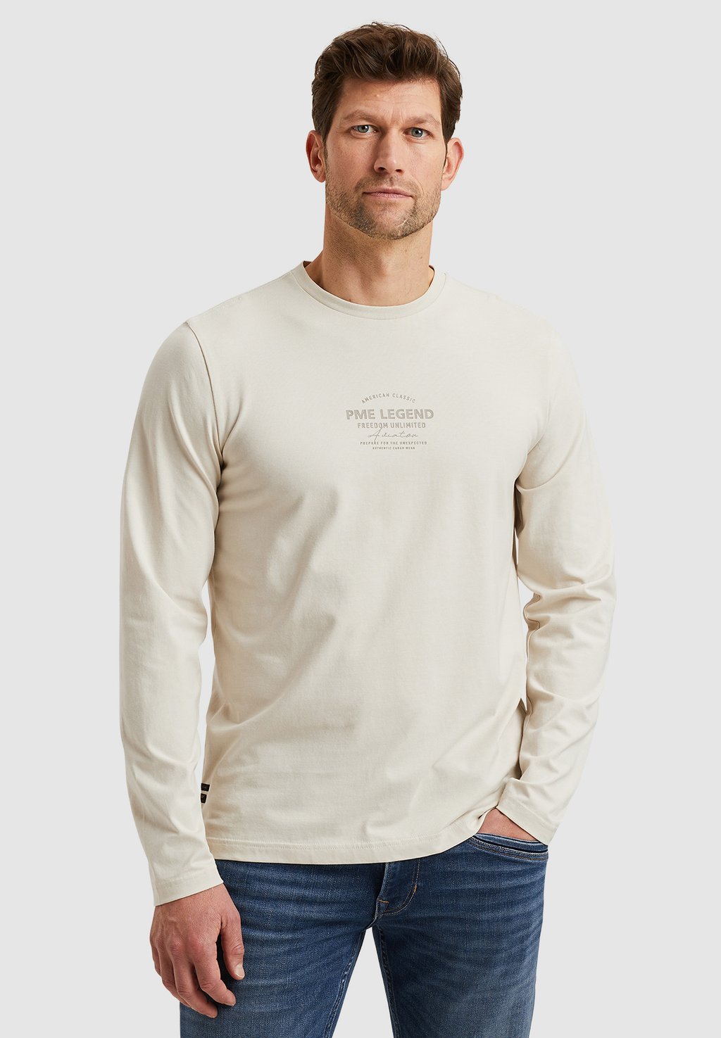 

Футболка с длинным рукавом T-SHIRT PME Legend, бежевый