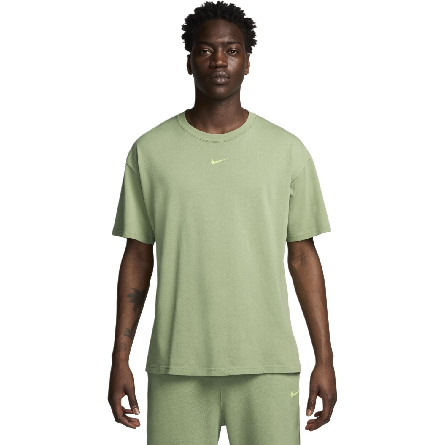 Футболка X Nocta унисекс масляно-зеленая Nike, зеленый — фото 4