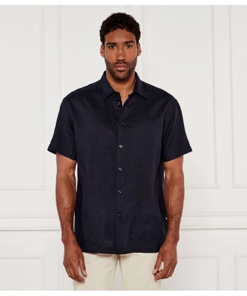 

Льняная рубашка c-cory-sh-252 Relaxed fit Boss, синий