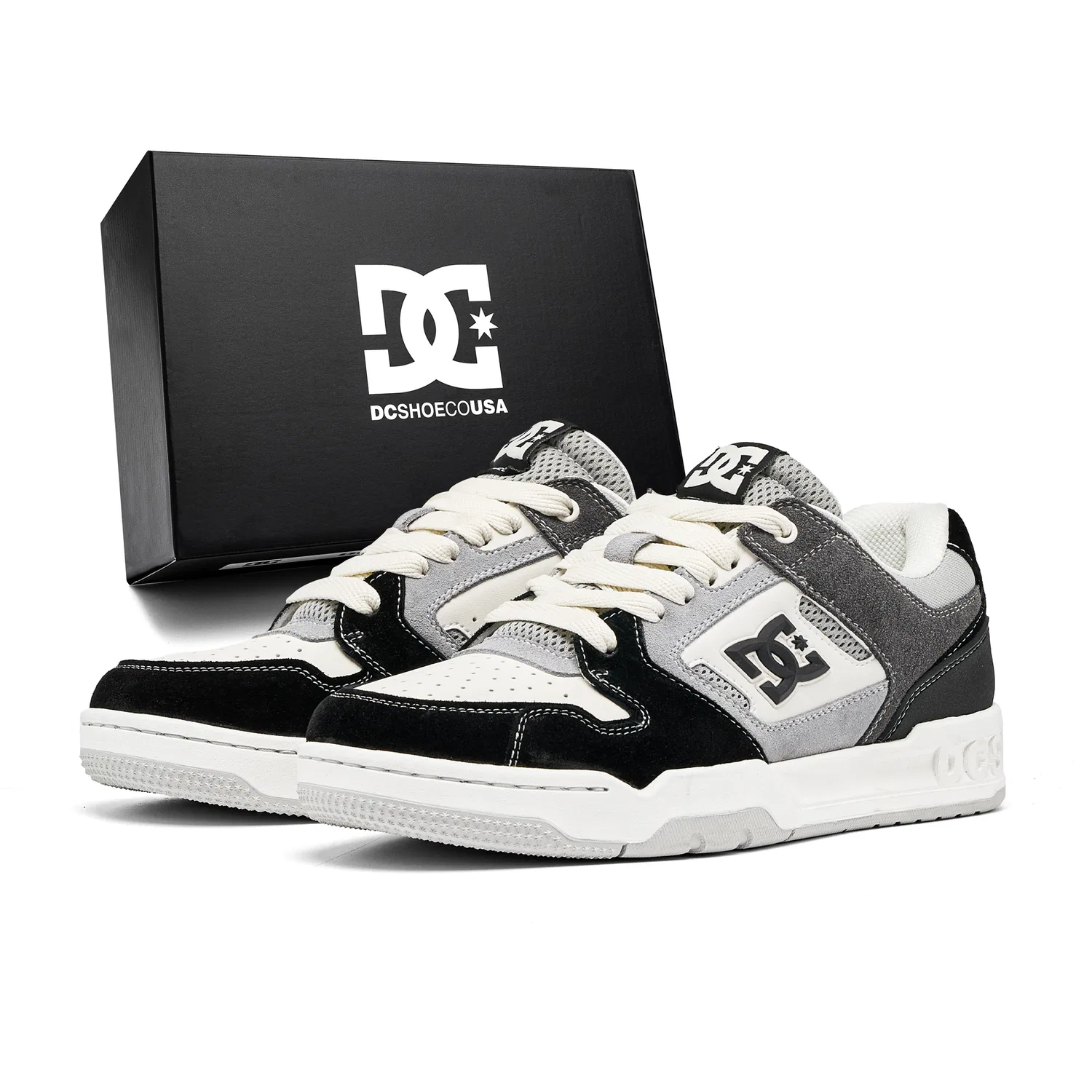 Кроссовки для скейтбординга низкие DCSHOES PRO Venice Mist Shadow Black