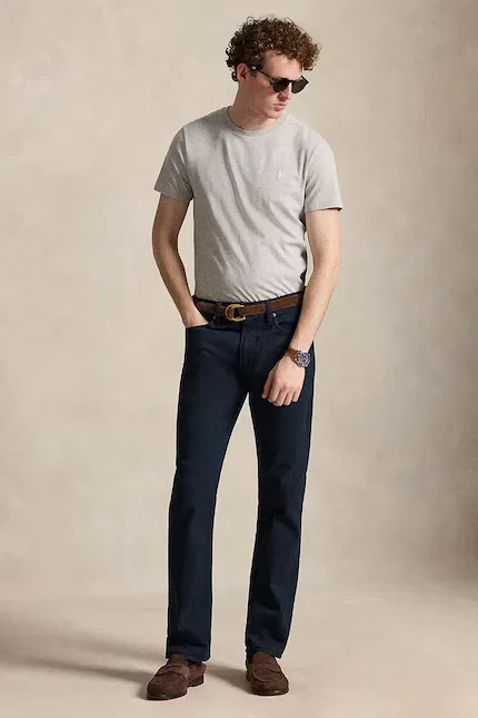 Футболка хлопковая базовая Polo Ralph Lauren, серый — фото 3