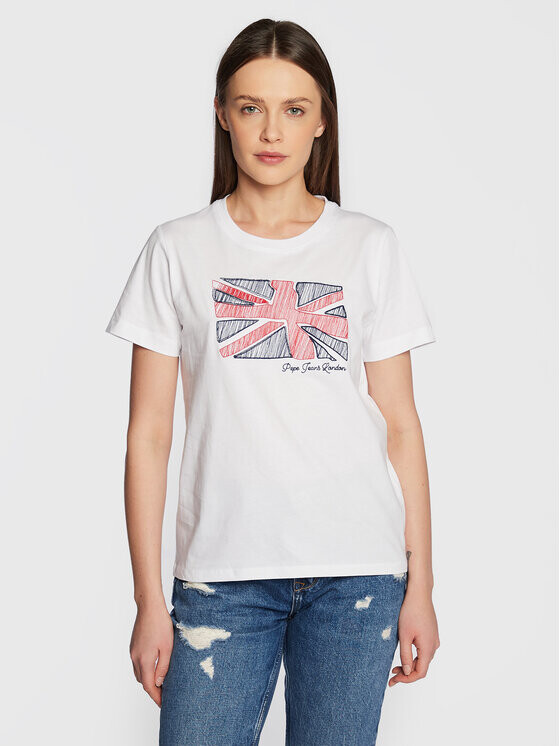 

Футболка стандартного кроя Pepe Jeans, белый