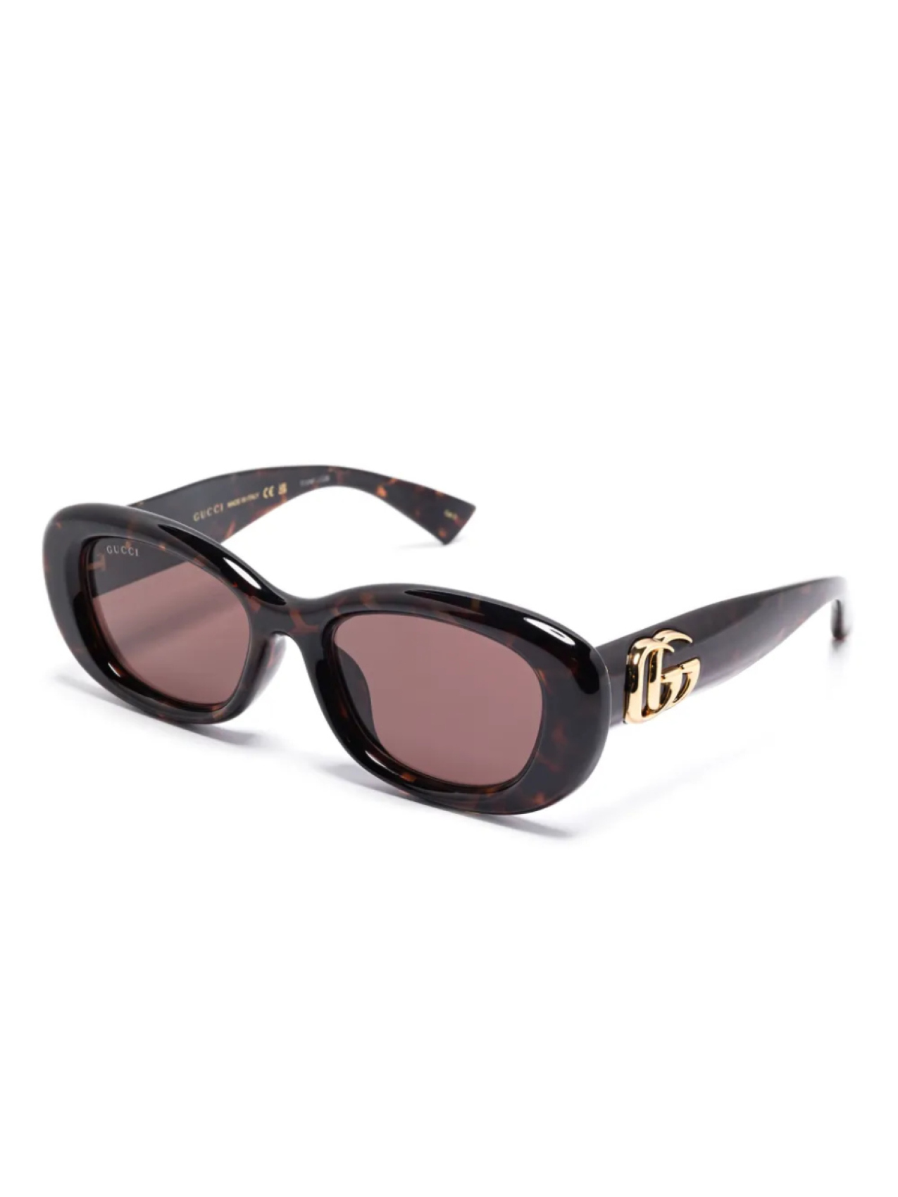Gucci Eyewear солнцезащитные очки с логотипом GG1829SK, коричневый — фото 2