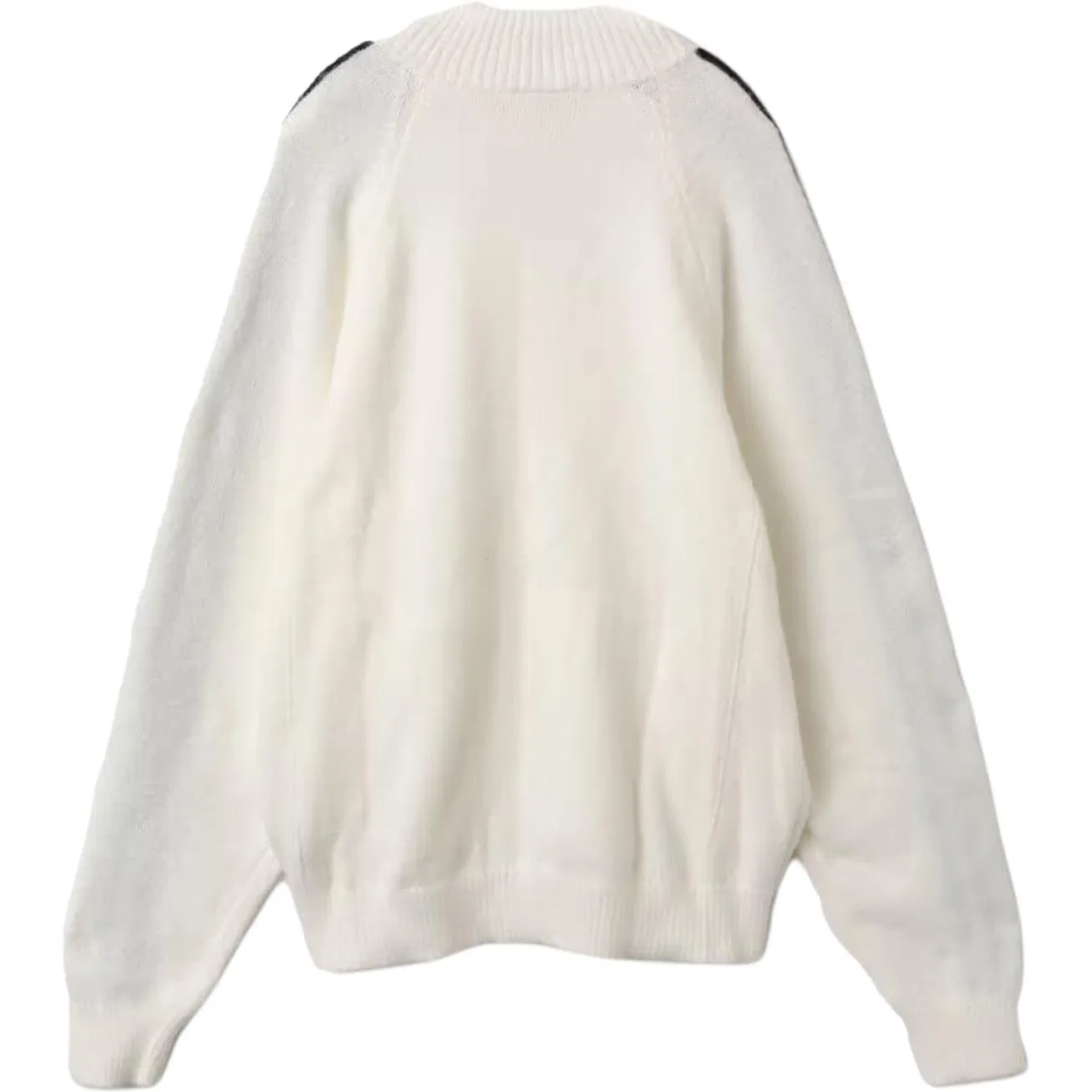 Куртка Adidas Originals SST Knit A15 Unisex серо-белая — фото 3