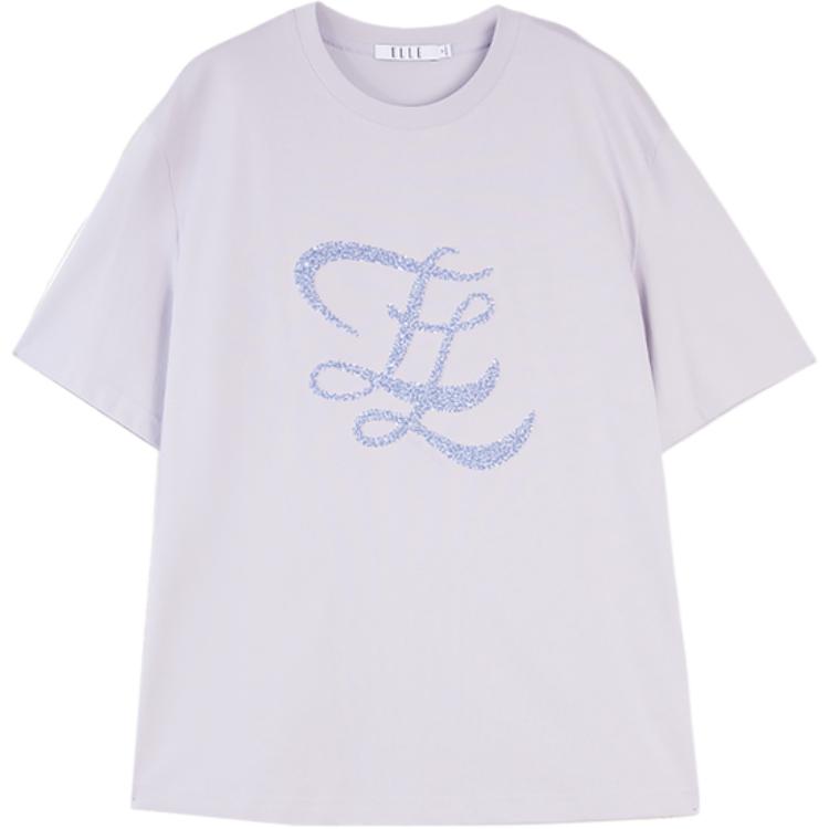 

Футболка Women's Crew Neck Moderate Straight Fit ELLE, фиолетовый