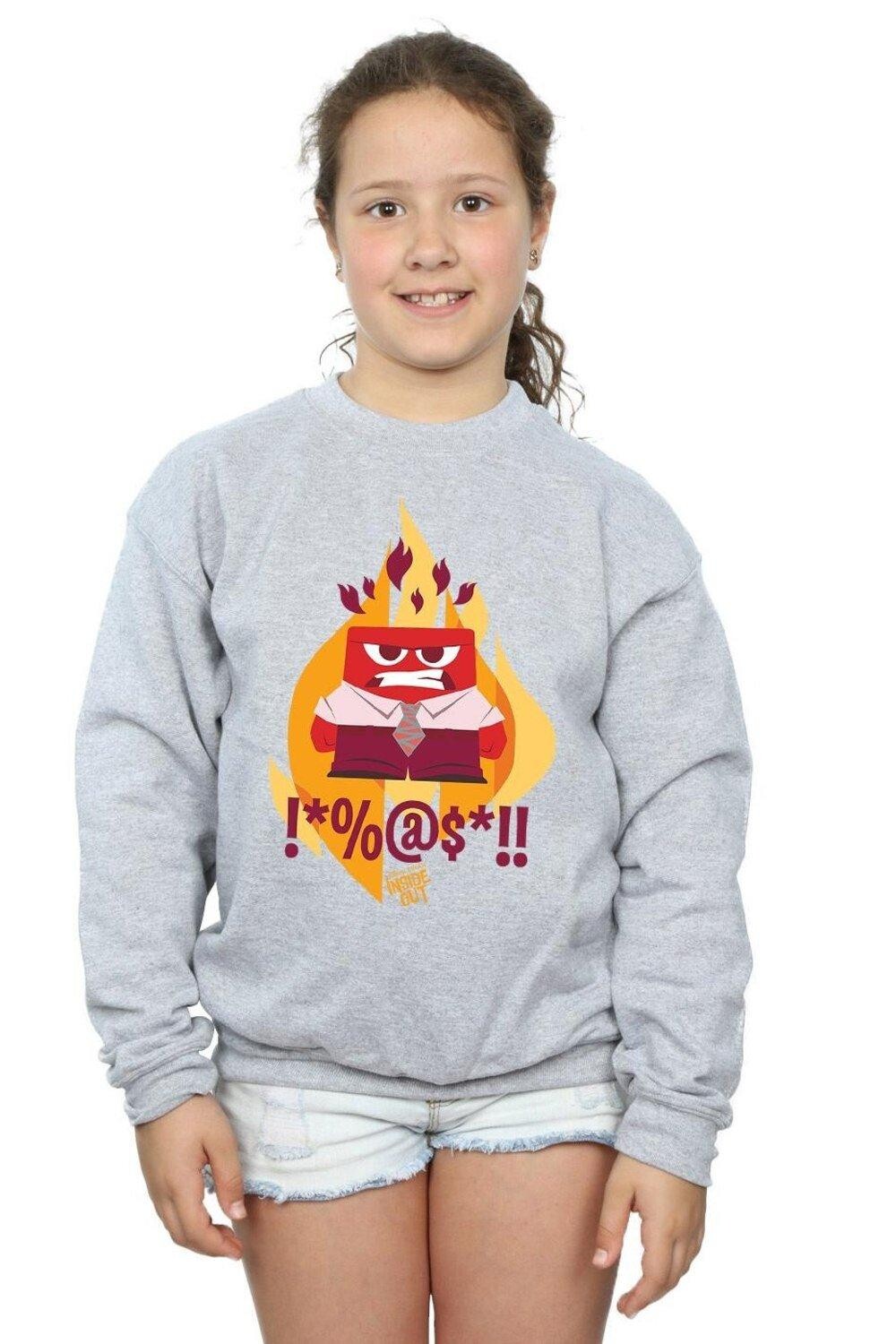 

Толстовка Inside Out Fired Up Disney, серый