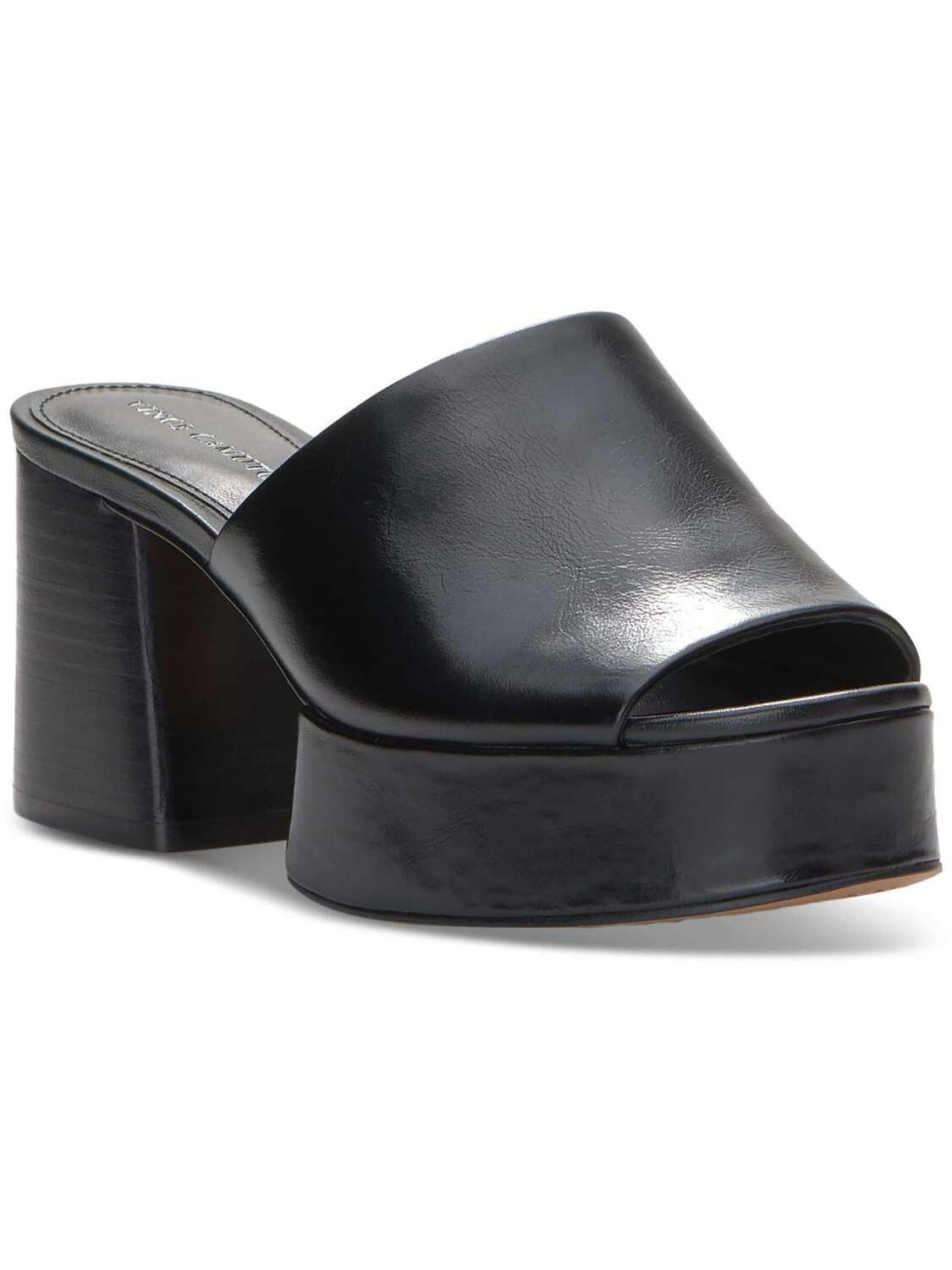 

FESHANIA Женские кожаные туфли на каблуке Vince Camuto, черный