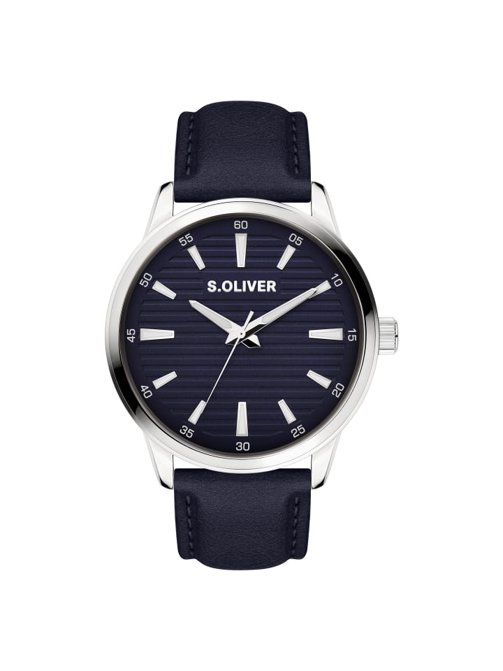 

s.Oliver Классические и элегантные наручные часы синего цвета