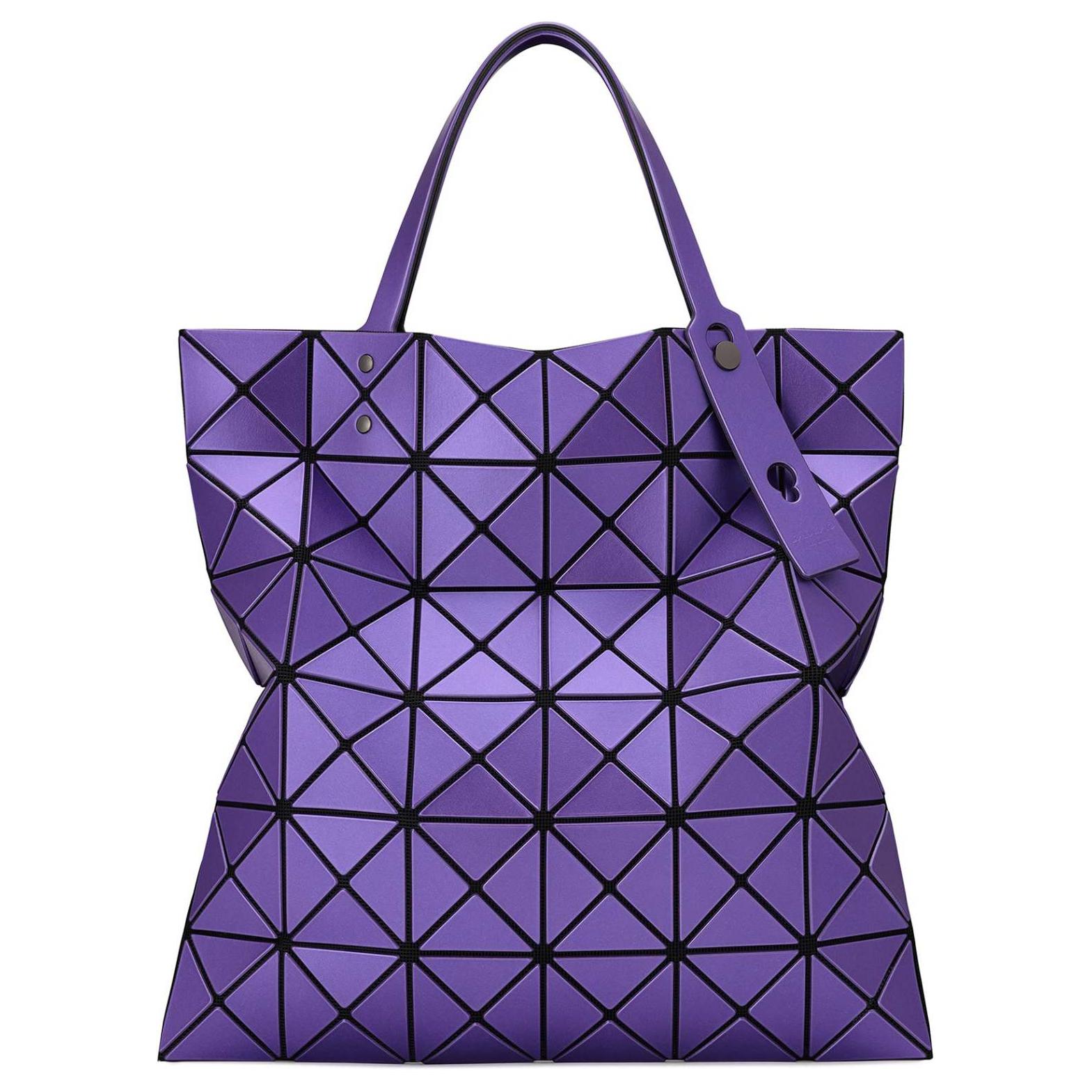 

ISSEY MIYAKE Женская фиолетовая сумка через плечо из поливинилхлорида