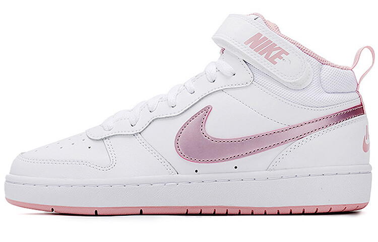 

Кроссовки Nike Court Borough 2 Mid White Pink Glaze GS