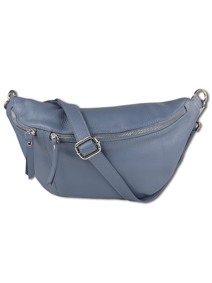 

Наплечная сумка Toscanto Gürteltasche Leder blau ca. 37cm