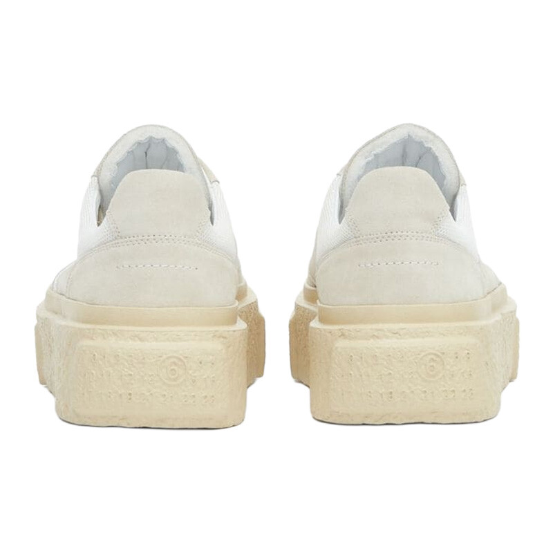 Мужские кеды MM6 Maison Margiela на платформе, белый — фото 4
