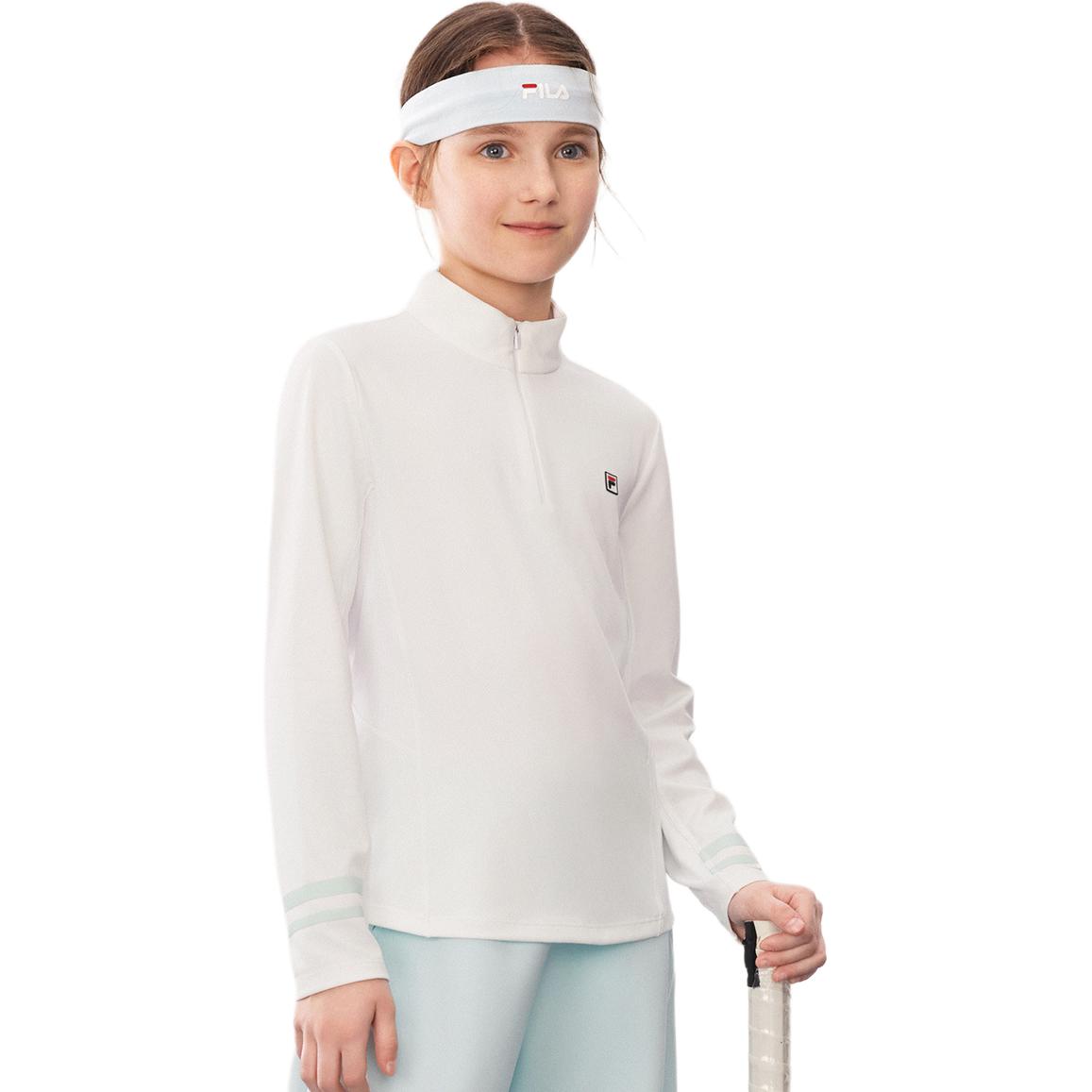 FILA KIDS Футболка с длинным рукавом jade white детская — фото 4