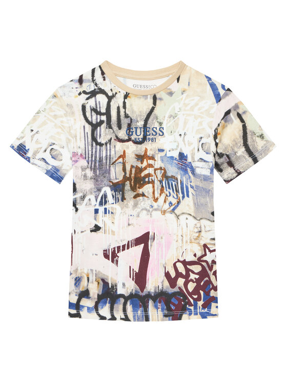 

Футболка regular fit L5YI19 K8HM4 Guess, мультиколор