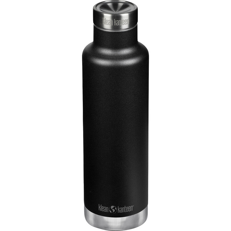 

Бутылка с изоляционной крышкой Classic VI Pour Through Cap Klean Kanteen, черный