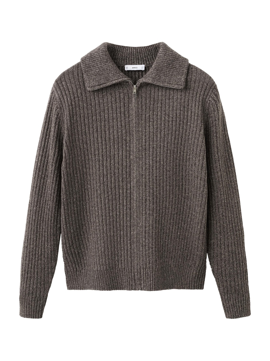 

MANGO MAN Кардиган 'JOANZ' в крапинку, цвет Mottled Brown