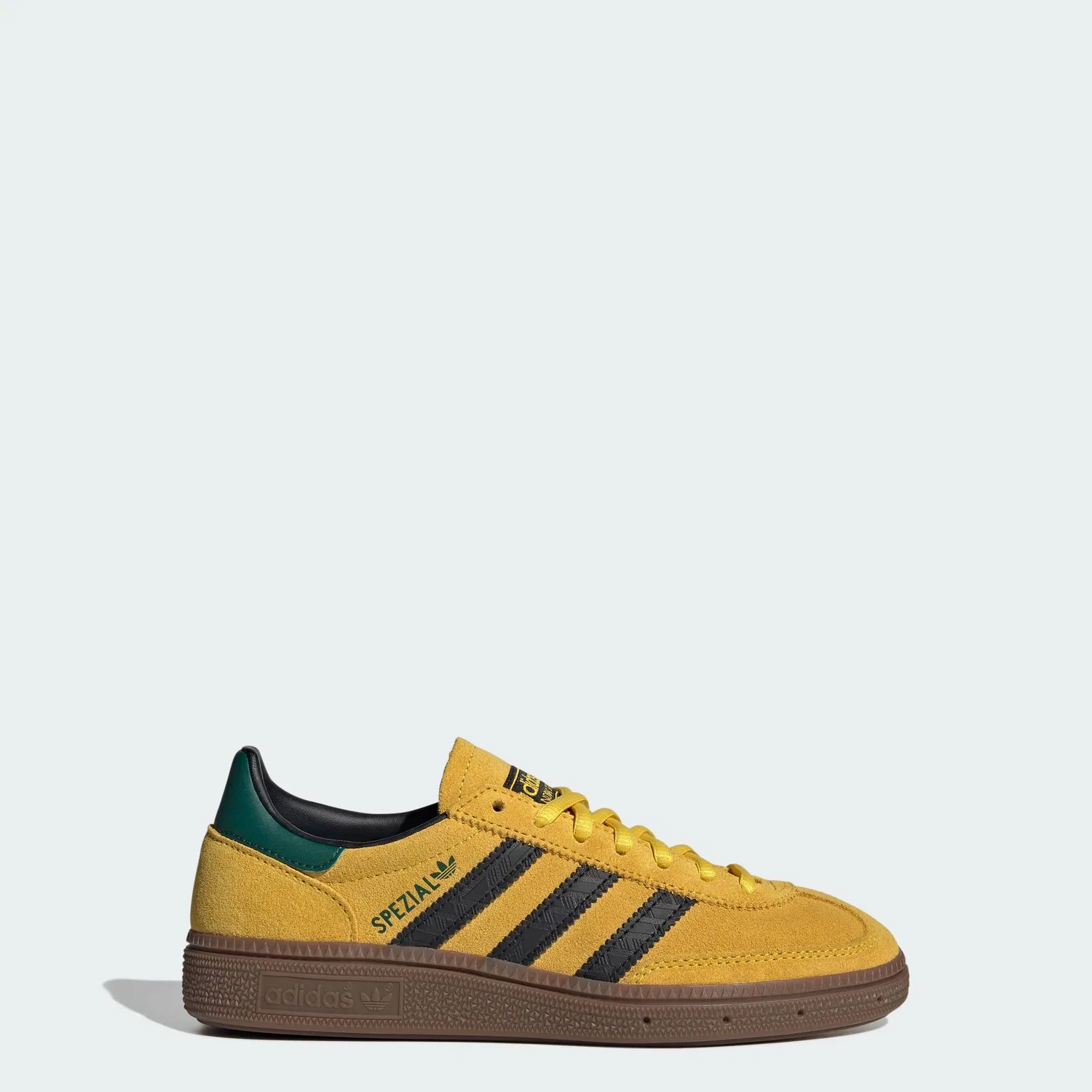 Кроссовки детские спортивные Handball Spezial Adidas, черный/желтый