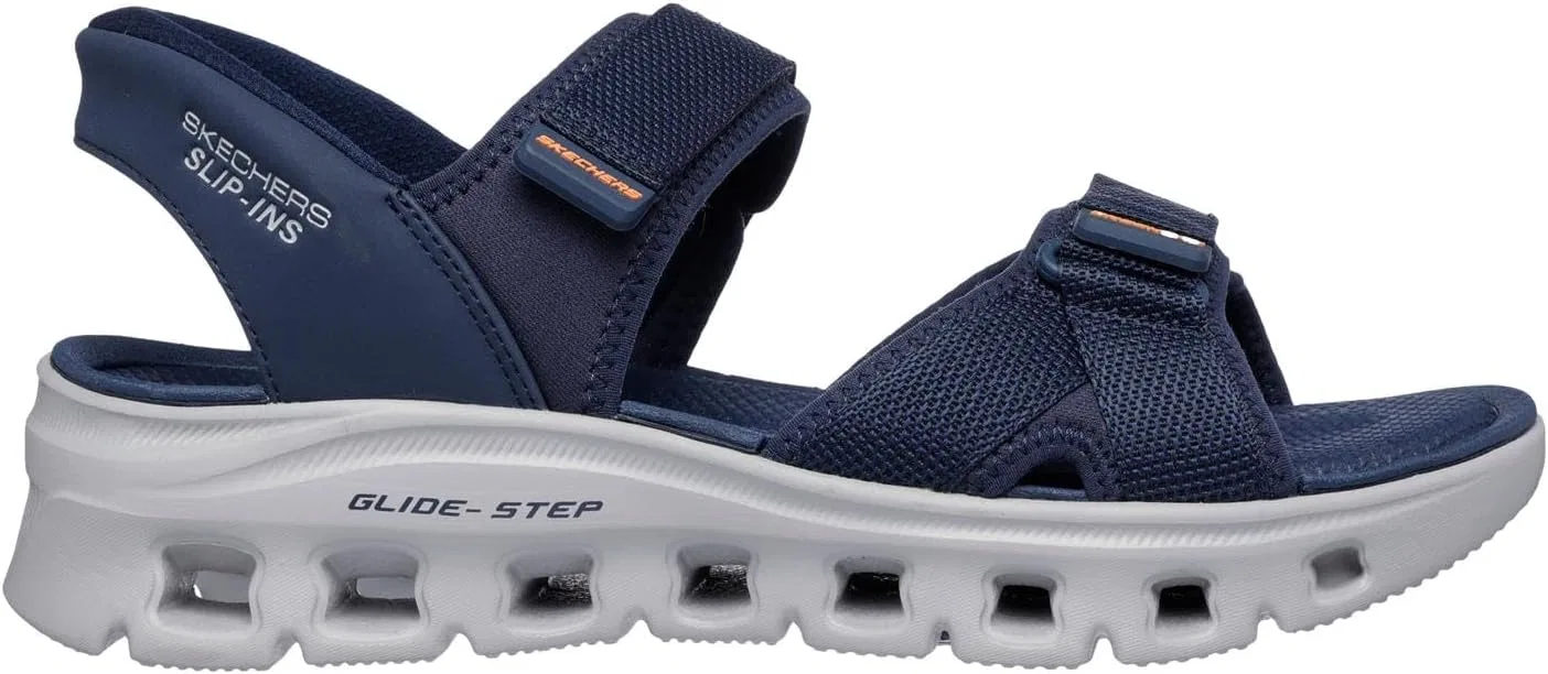 Спортивные сандалии Skechers, синие — фото 4