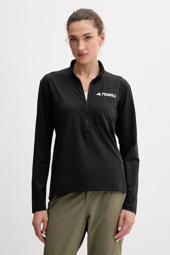 

Спортивный лонгслив Multi Half-Zip Adidas Terrex, черный