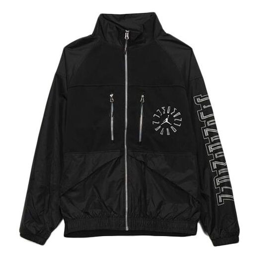 

Куртка Air Jordan Printing Casual Training Lightweight Jacket Black, черный