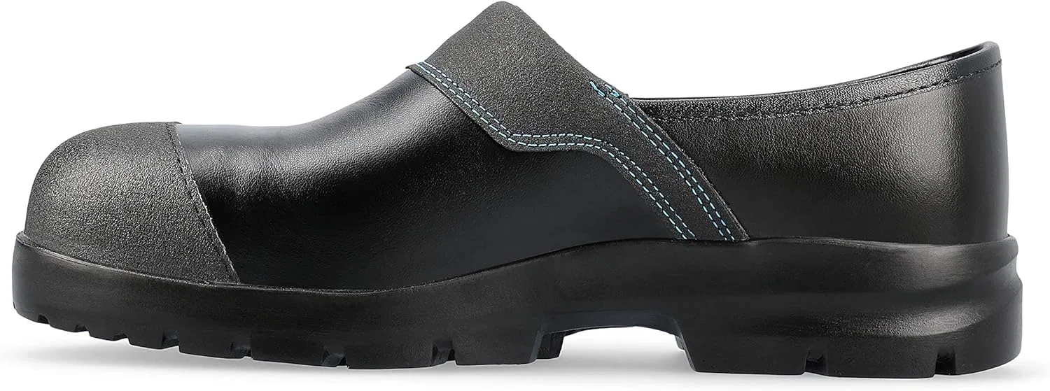 Рабочие сабо SIKA Unisex Flex Closed Clog, нескользящая полиуретановая подошва, легкая рабочая обувь, кожа Permair, мягкая стелька. Защитные сабо для сельского хозяйства, строительства, складского хозяйства и пищевой промышленности, Black