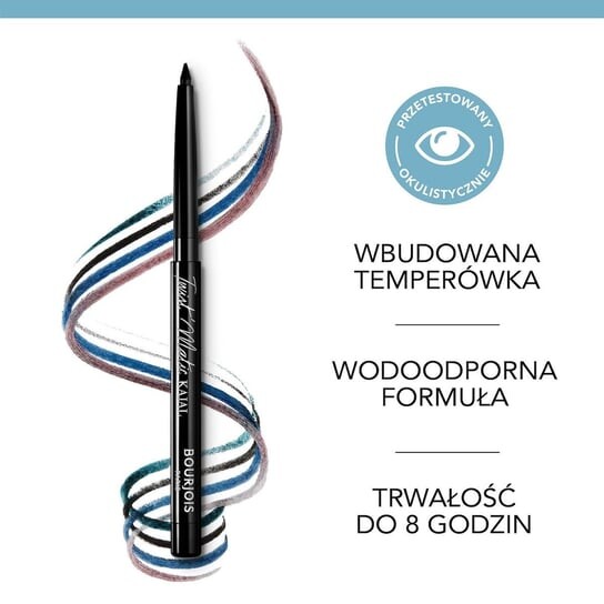 Автоматический карандаш для глаз 03 - Henna'dorable, 1,2 г Bourjois, Twist'Matic Kajal — фото 4